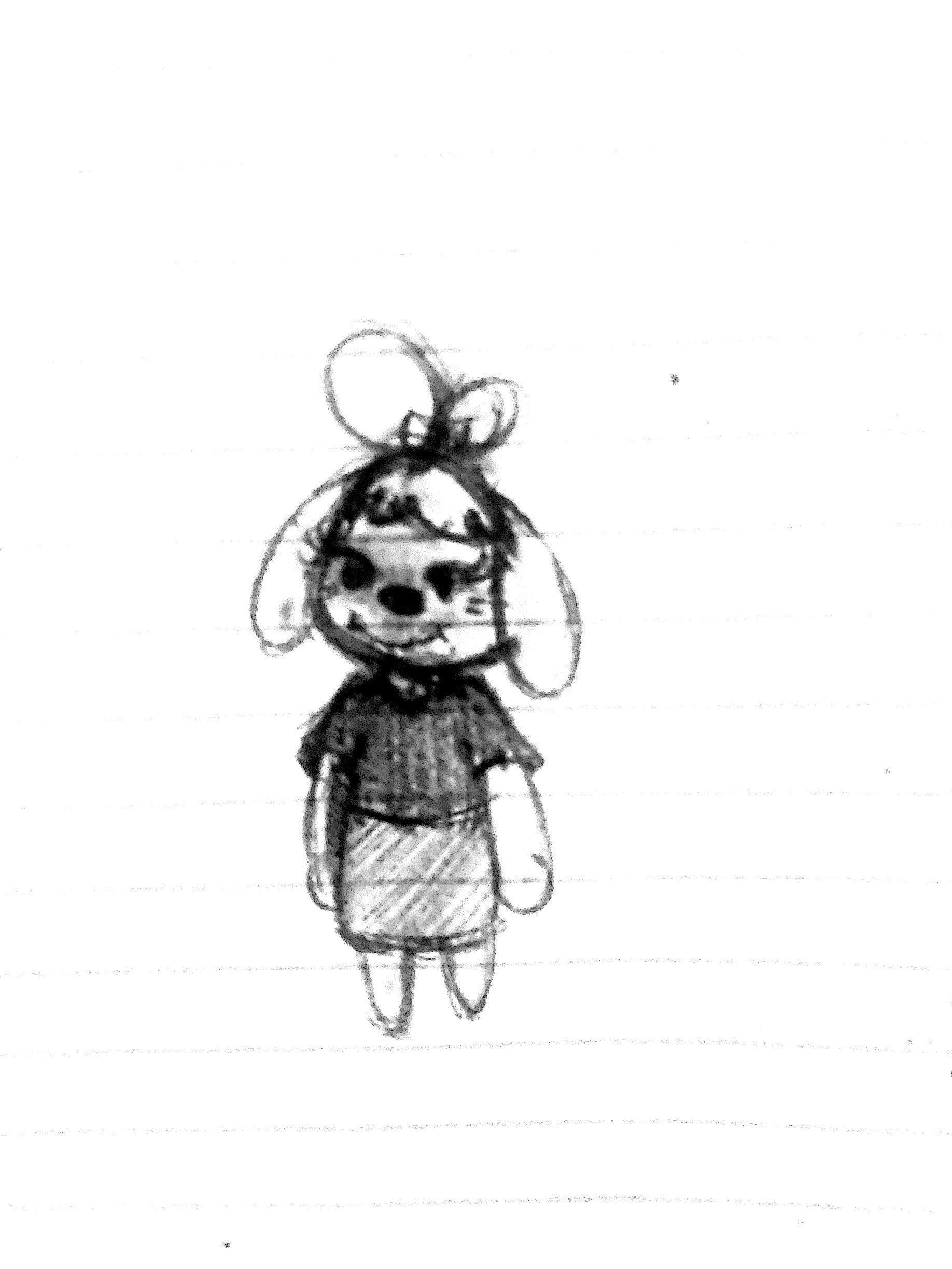 Isabelle, from Animal Crossing.